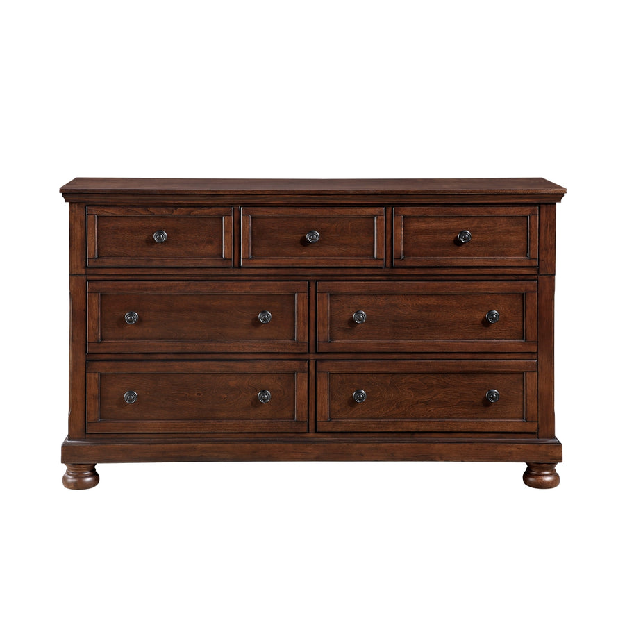 Magnolia Dark Cherry 7-Drawer Dresser