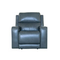 Flexsteel Oasis Leather Power Recliner with Power Headrest, Lumbar, Heat & Massage