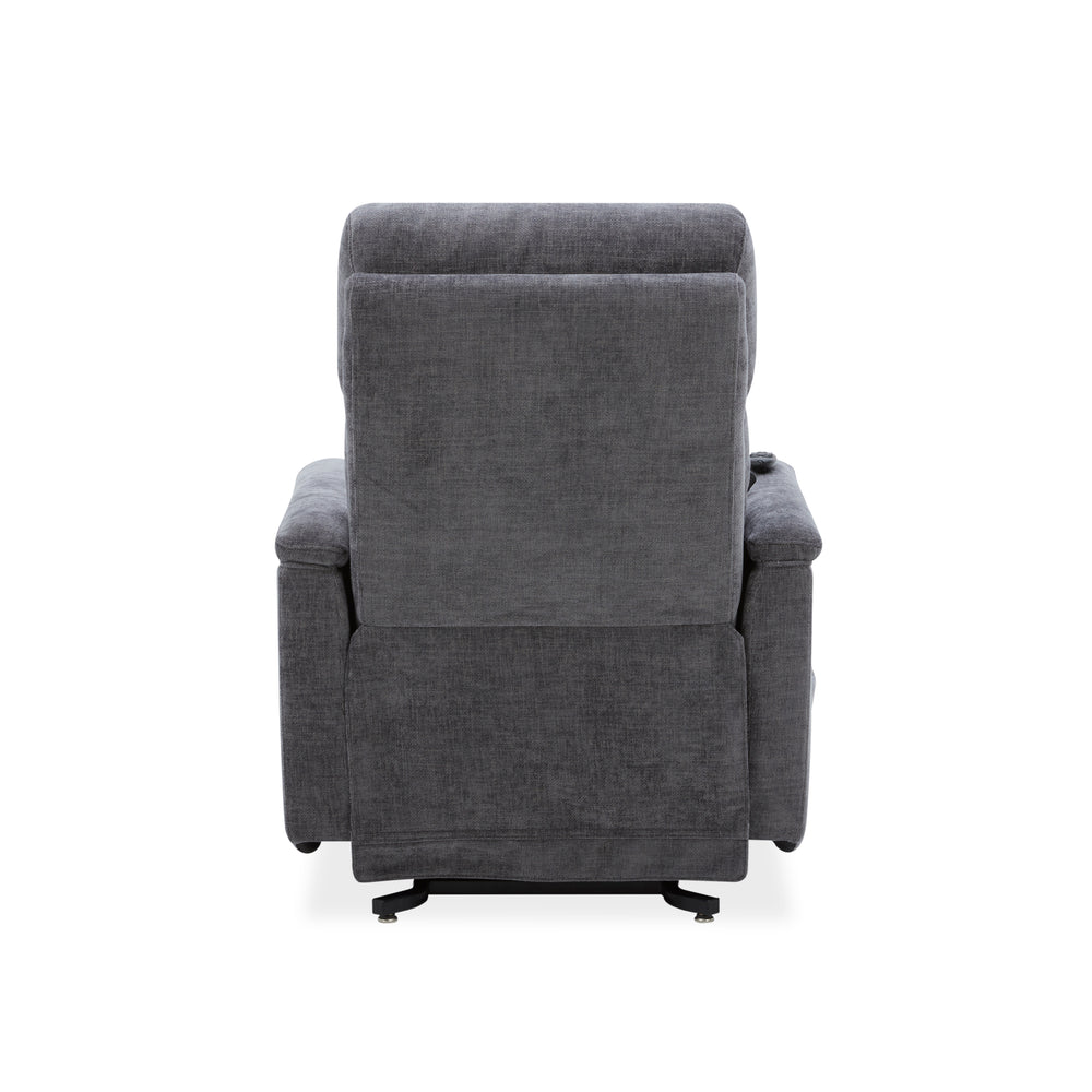 Luma Petite Fabric Petite Power Lift Recliner with Power Headrest, Lumbar, Heat & Massage