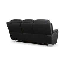 Flexsteel Crew Leather Power Reclining Sofa with Power Headrests & Lumbar