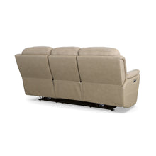 Flexsteel Crew Leather Power Reclining Sofa with Power Headrests & Lumbar