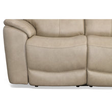 Flexsteel Crew Leather Power Reclining Sofa with Power Headrests & Lumbar