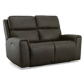 Flexsteel Jarvis Leather Power Reclining Loveseat