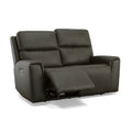 Flexsteel Jarvis Leather Power Reclining Loveseat