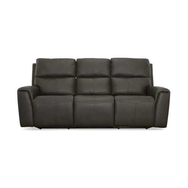 Flexsteel Jarvis Leather Power Reclining Sofa