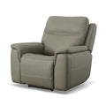 Flexsteel Sawyer Power Recliner with Power Headrest & Lumbar