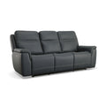 Flexsteel Sawyer Power Reclining Sofa with Power Headrest & Lumbar