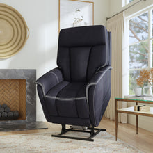 Atlas Fabric Power Lift Recliner with Power Headrest & Lumbar