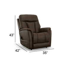 Atlas Fabric Power Lift Recliner with Power Headrest & Lumbar