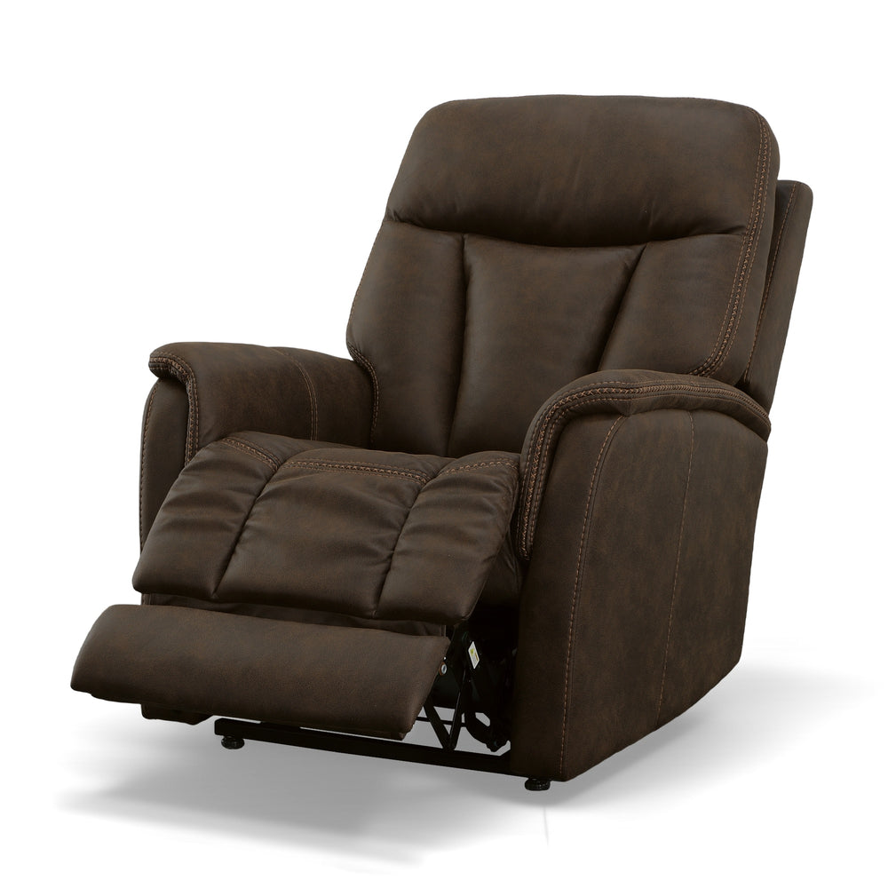 Atlas Fabric Power Lift Recliner with Power Headrest & Lumbar