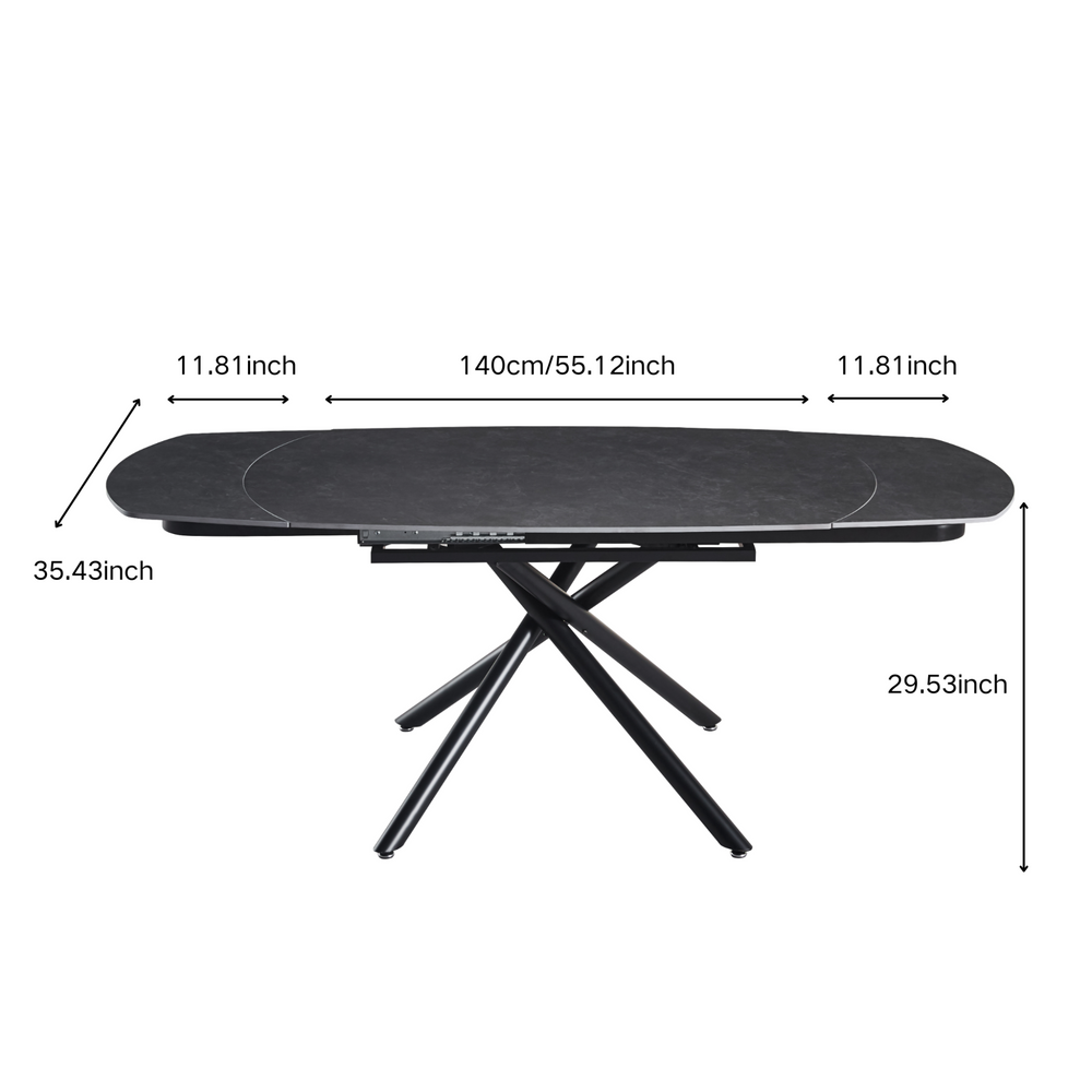 Extendable Ceramic Dining Table