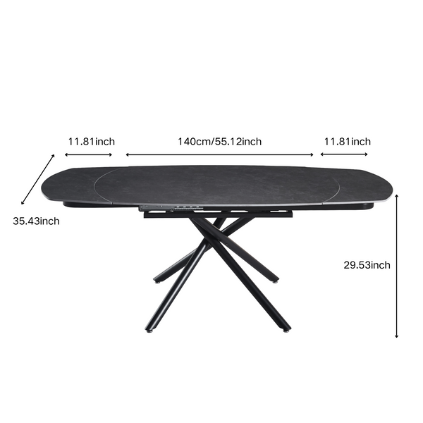 Extendable Ceramic Dining Table alternate view