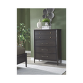 Ridgewood Five Drawer Oak Wood Chest in Yin