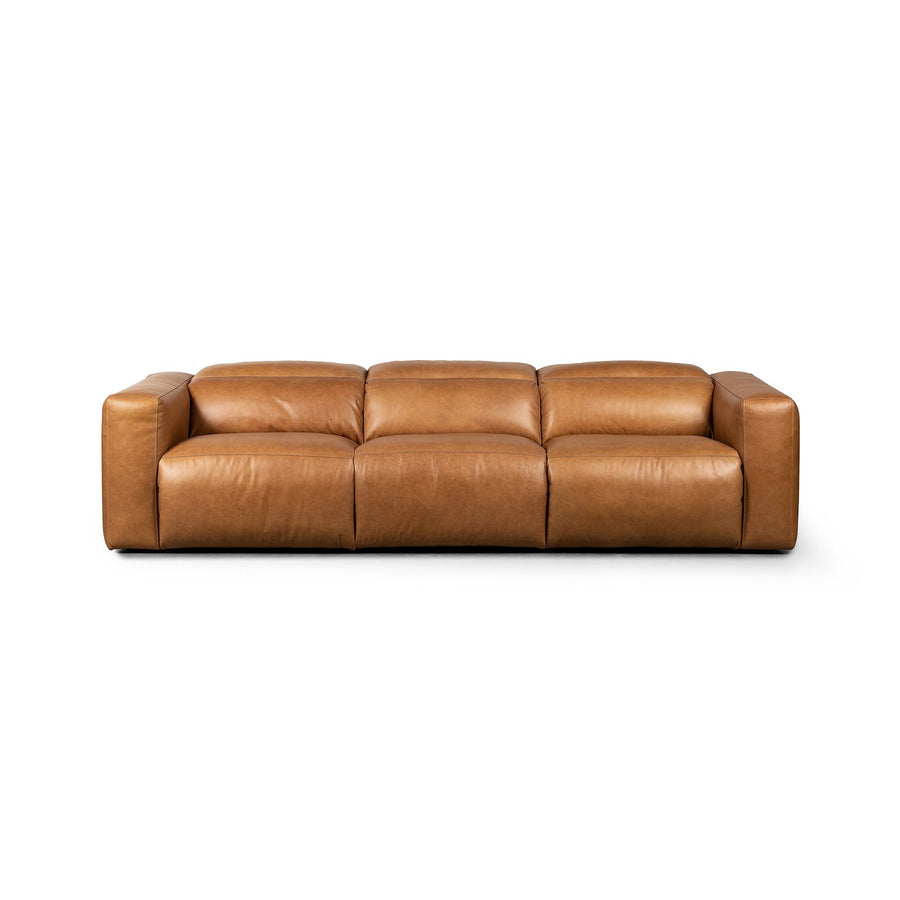 Cloud Leather Power Recliner 3-Piece Sectional