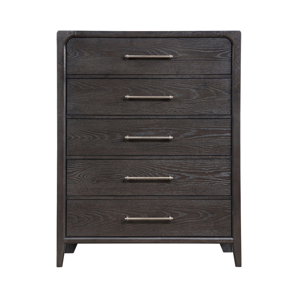 Onyx Black 5-Drawer Chest