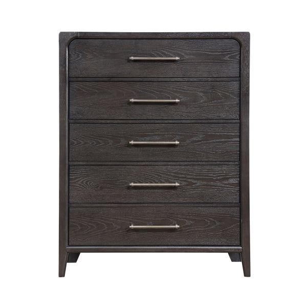 Onyx Black 5-Drawer Chest