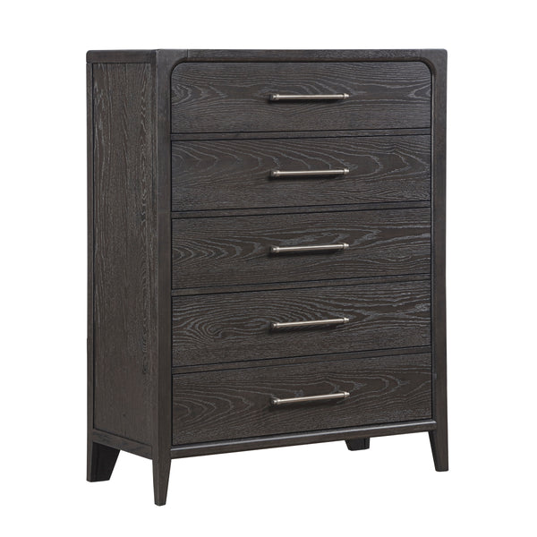 Onyx Black 5-Drawer Chest alternate view
