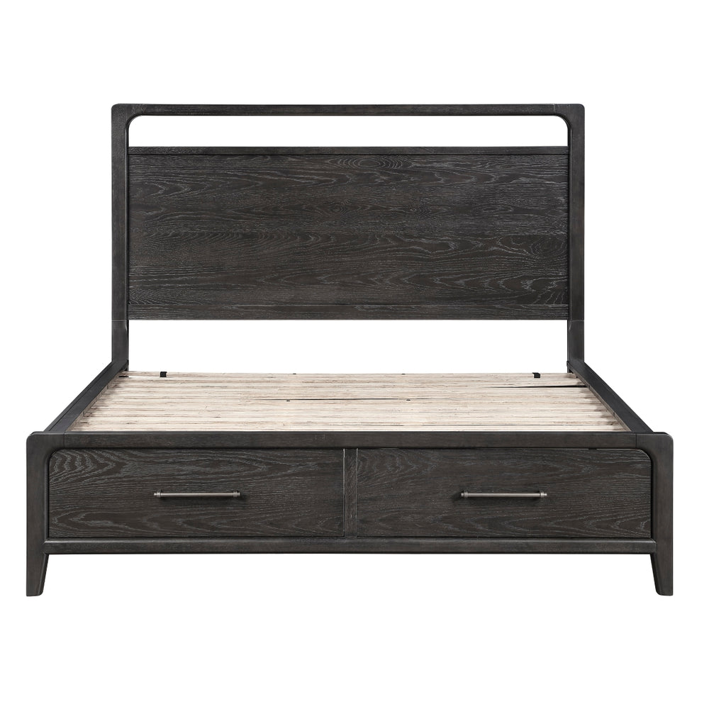Onyx Black Storage Bed