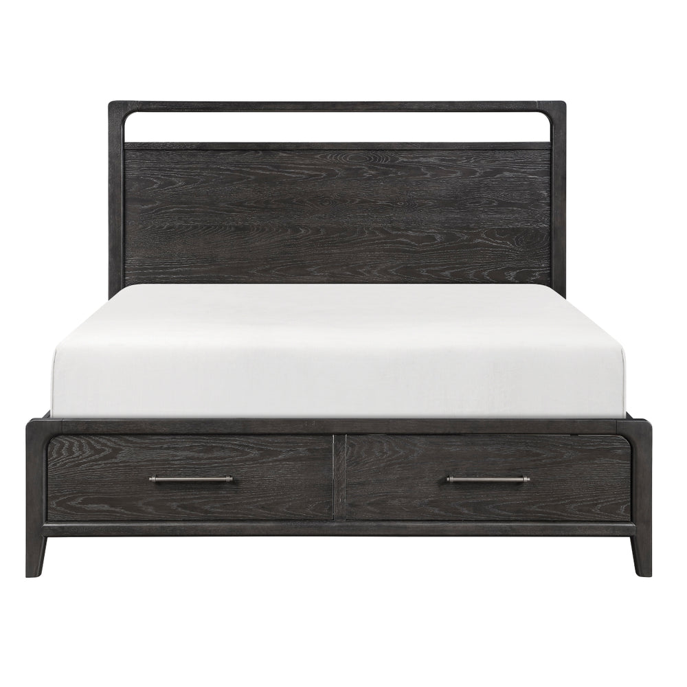 Onyx Black Storage Bed