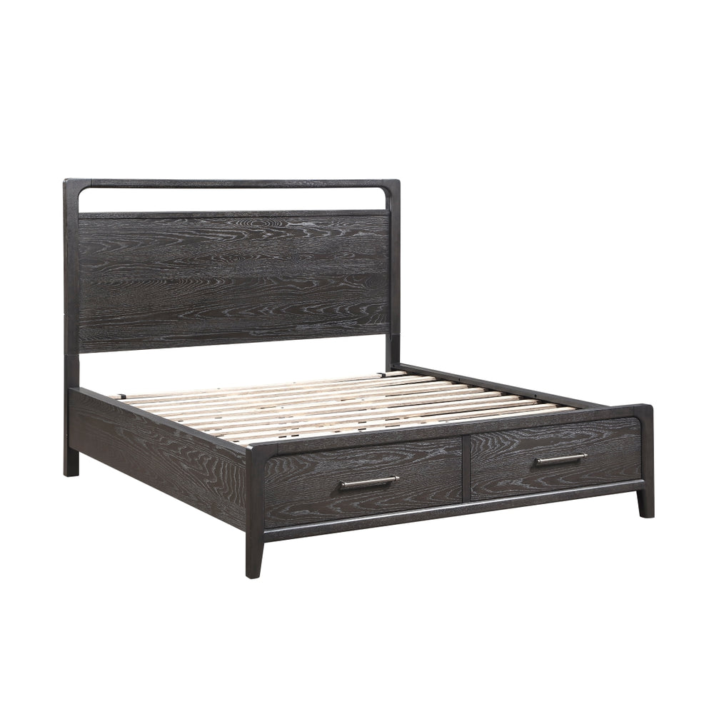 Onyx Black Storage Bed