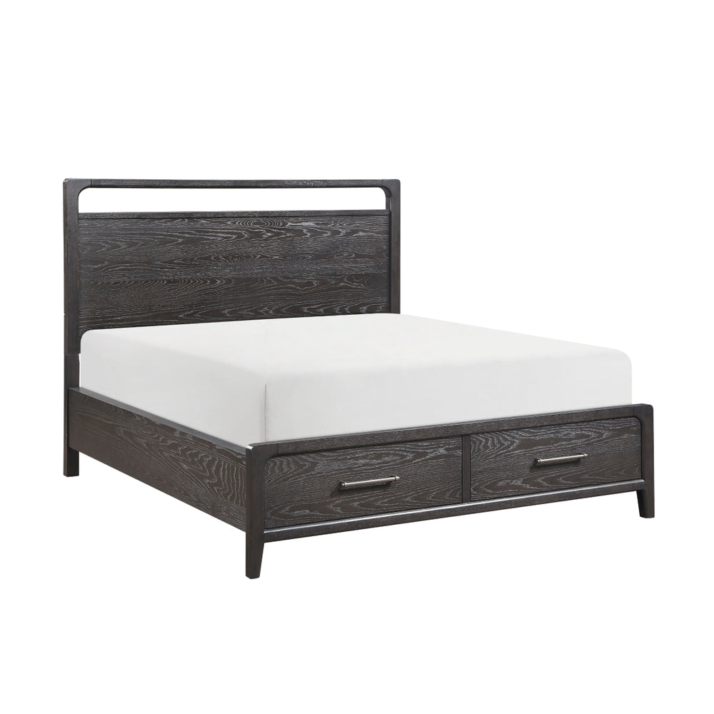 Onyx Black Storage Bed