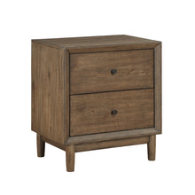 Vesper Brown Nightstand with USB Charging