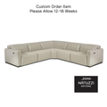 BALTIMORA Power Dual Recliner 5pc Sectional by Natuzzi