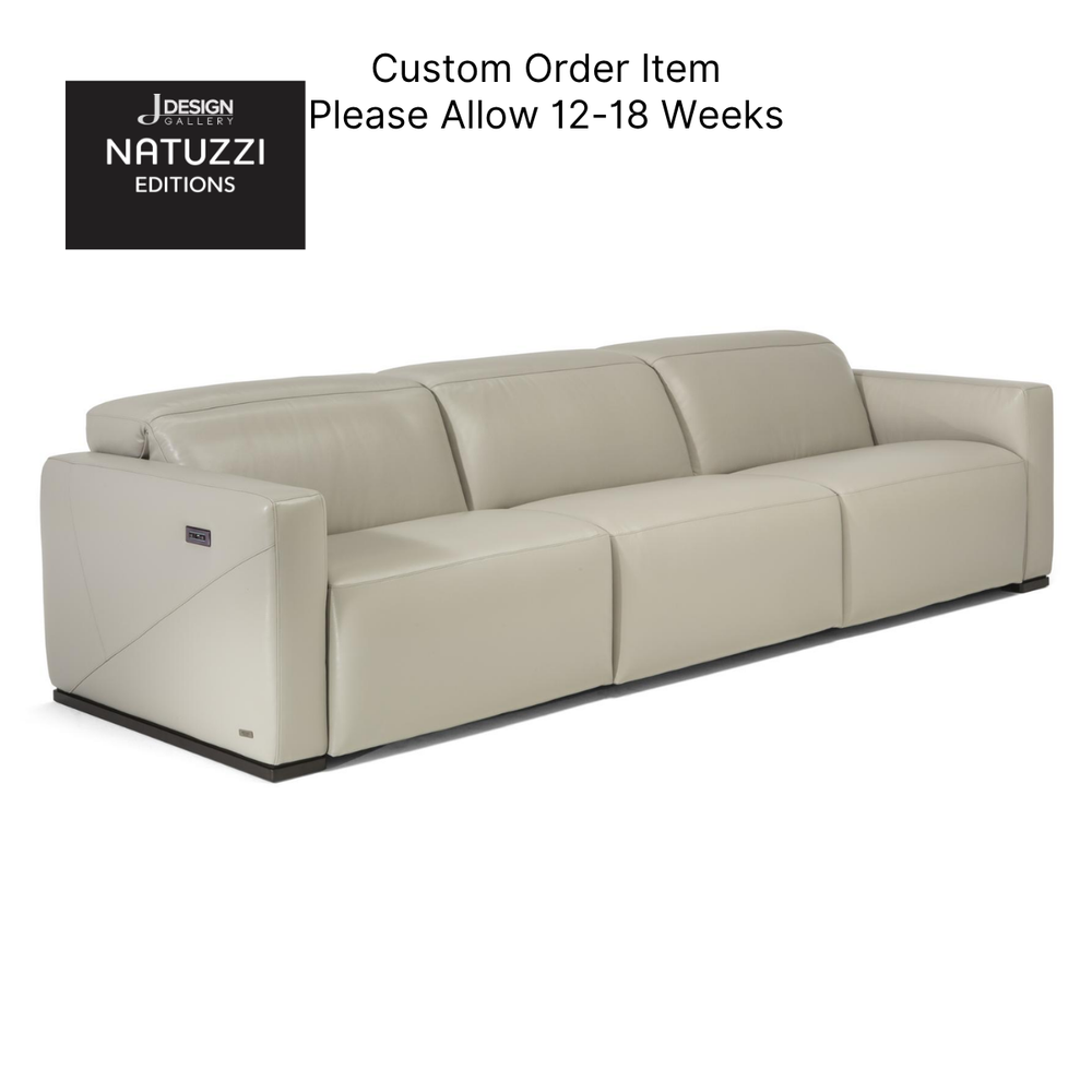 BALTIMORA Power Dual Recliner Sofa by Natuzzi