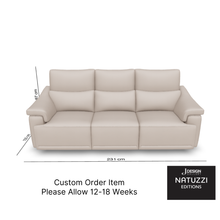 Brama Dual Power Reclining Sofa By Natuzzi