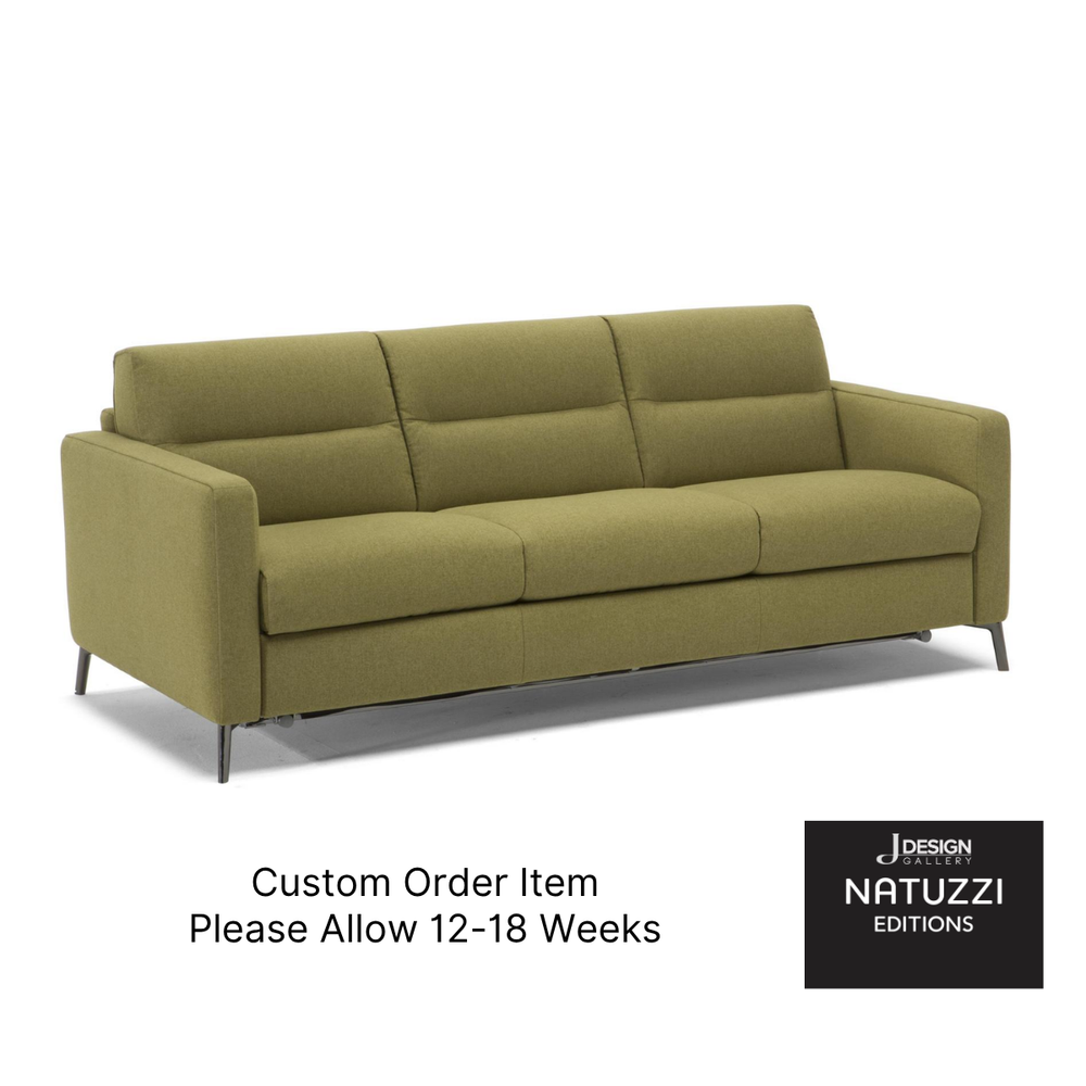 Fascino Leather Sofa Bed By Natuzzi