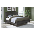 Ridgewood Oak Wood Platform Bed in Yin
