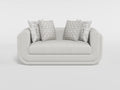Cozy Collection Love Seat w/4 Designer Accent Pillows