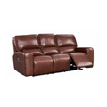Charles Power Reclining Sofa— Brown