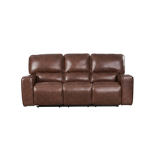 Charles Power Reclining Sofa— Brown