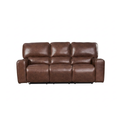 Charles Power Reclining Sofa— Brown