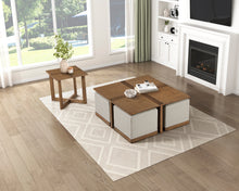 Cozy Collection Coffee Table w/ 4 Ottomans