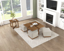 Cozy Collection Coffee Table w/ 4 Ottomans