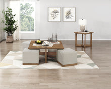 Cozy Collection Coffee Table w/ 4 Ottomans