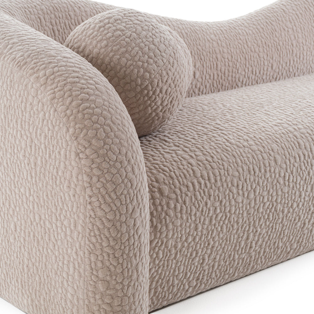 Calico Weave Fabric 4-Seat Sofa 103