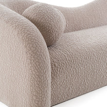 Calico Weave Fabric 4-Seat Sofa 103