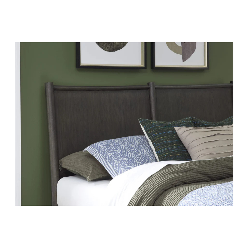 Ridgewood Oak Wood Platform Bed in Yin