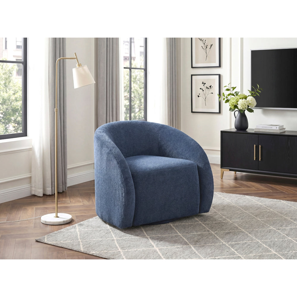 Nest Blue Swivel Chair