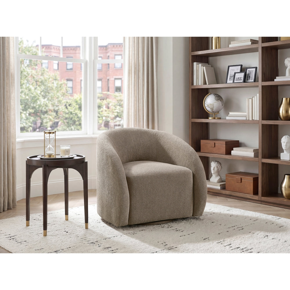 Nest Grayish Brown Swivel Chair