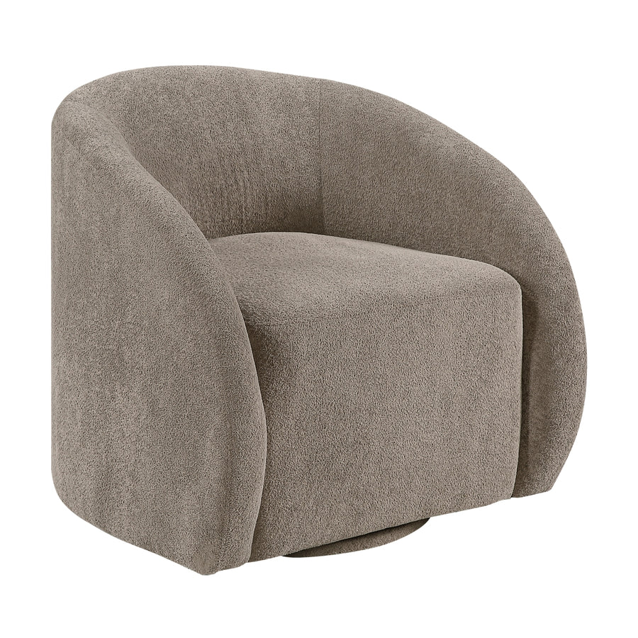 Nest Grayish Brown Swivel Chair