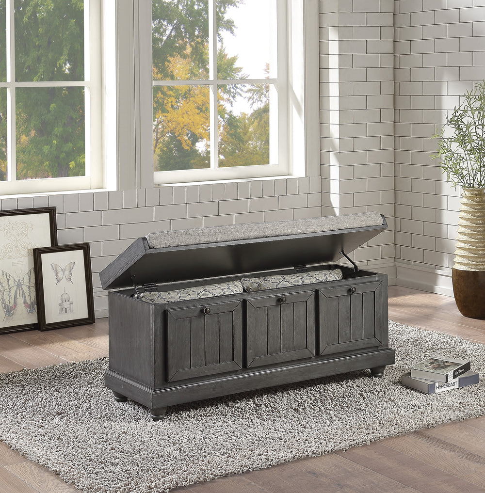 Woodwell Lift Top Storage Bench - view 5