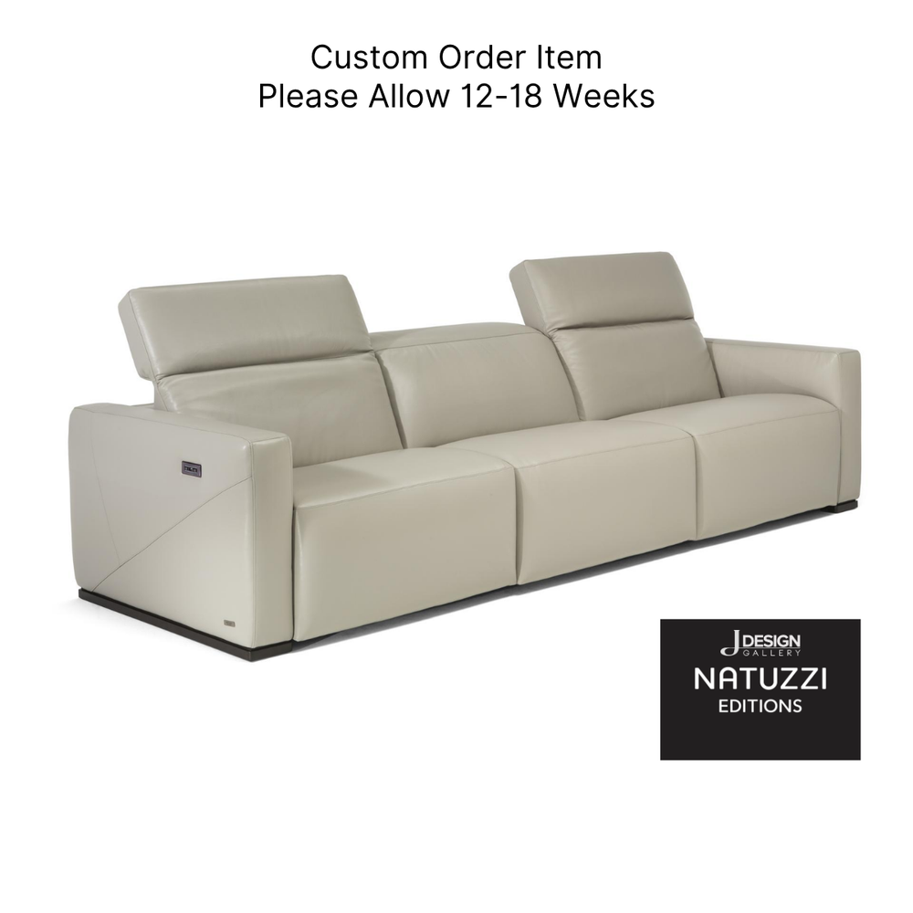 BALTIMORA Power Dual Recliner Sofa by Natuzzi