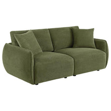 7th Street Modular Lounge Loveseat Green