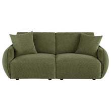 7th Street Modular Lounge Loveseat Green