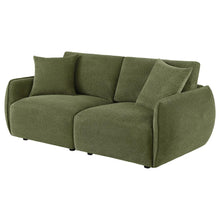 7th Street Modular Lounge Loveseat Green