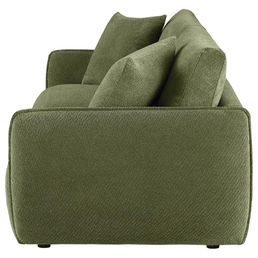 7th Street Modular Lounge Loveseat Green